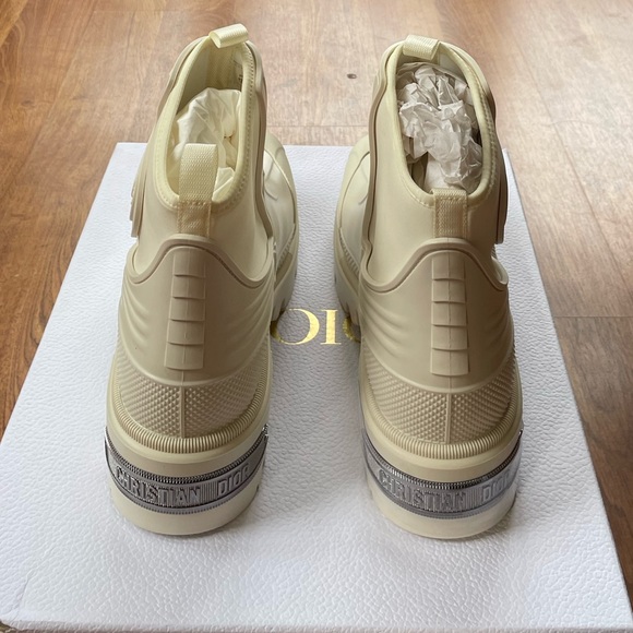 Christian Dior Genesis Ankle Boot Off White Rubber Size 41 EU / 11 US NIB - Picture 4 of 7